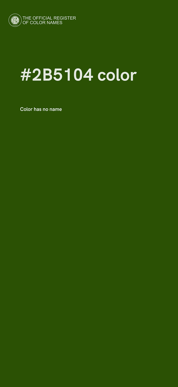 #2B5104 color image