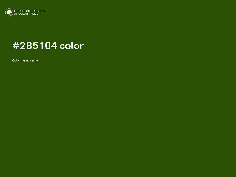 #2B5104 color image
