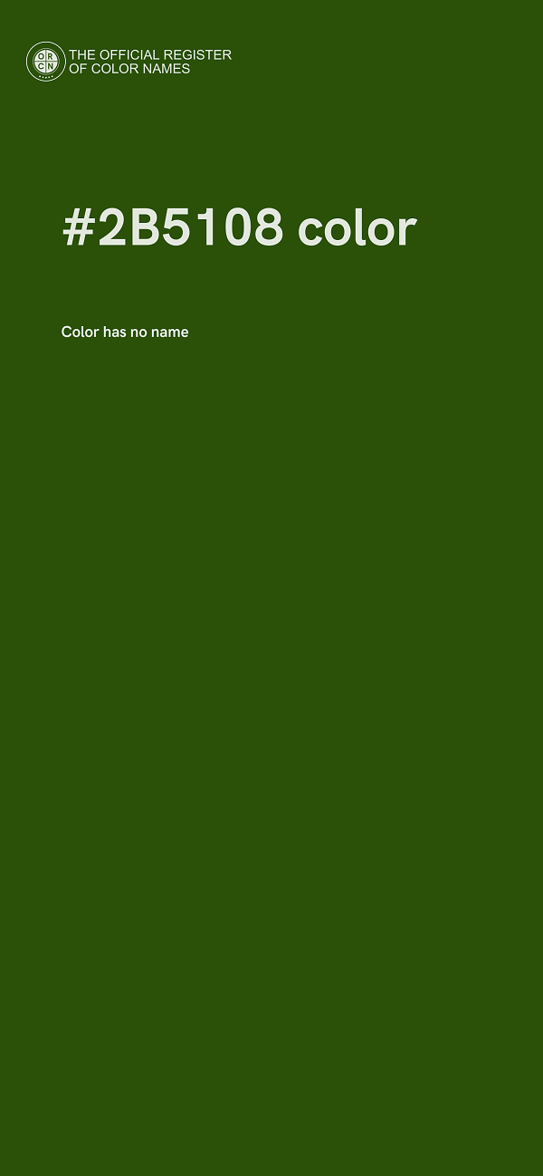 #2B5108 color image
