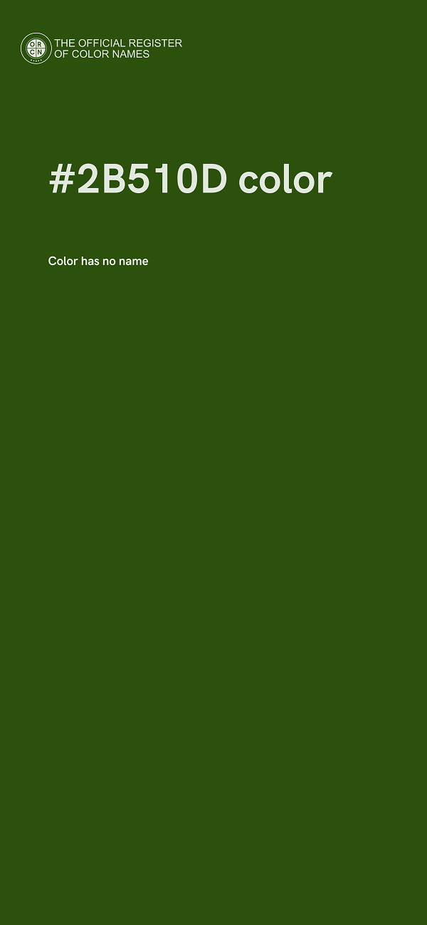 #2B510D color image