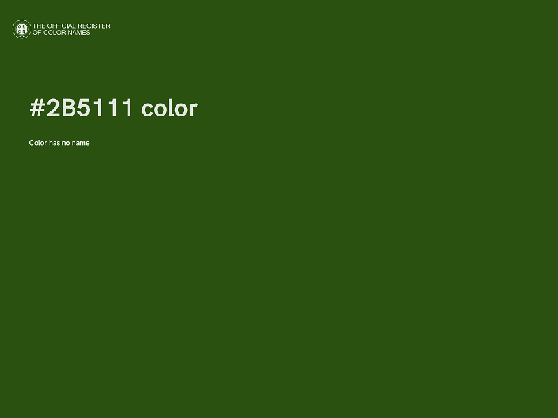 #2B5111 color image