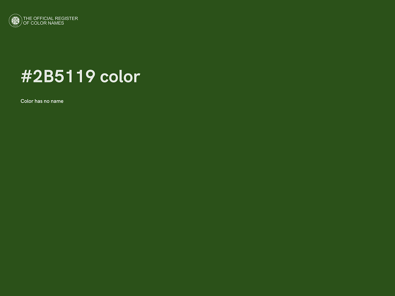 #2B5119 color image