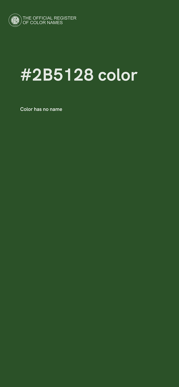 #2B5128 color image