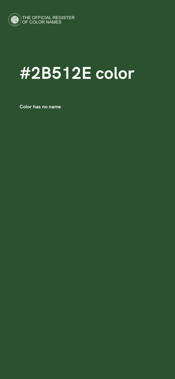 #2B512E color image