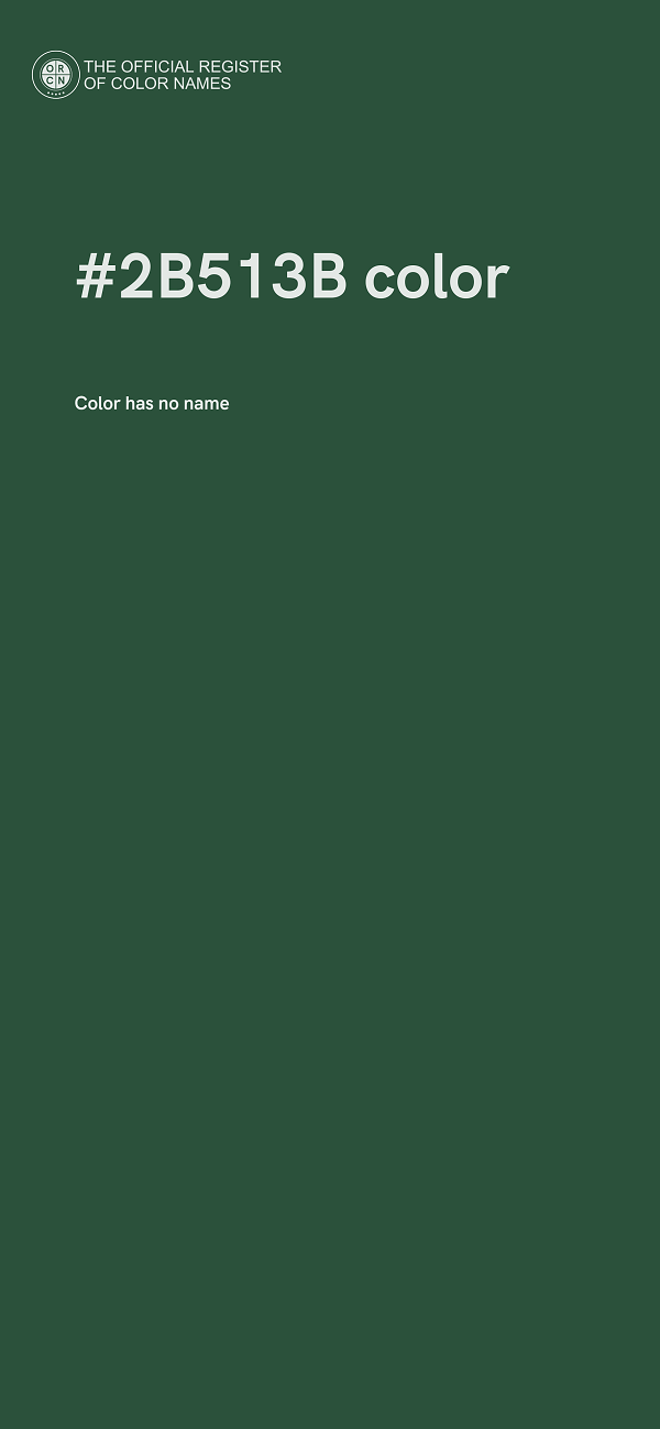 #2B513B color image