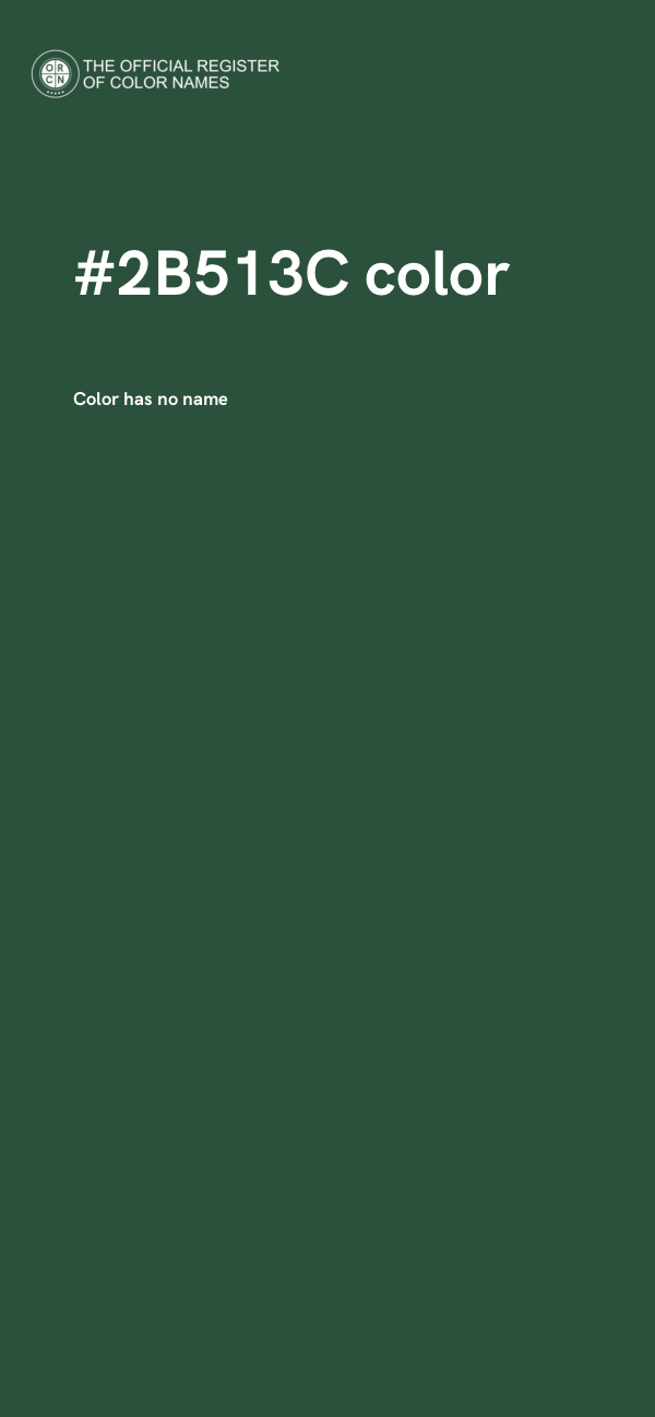 #2B513C color image