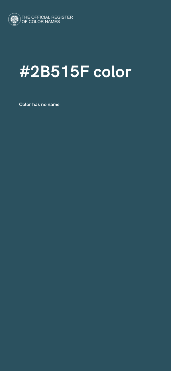#2B515F color image