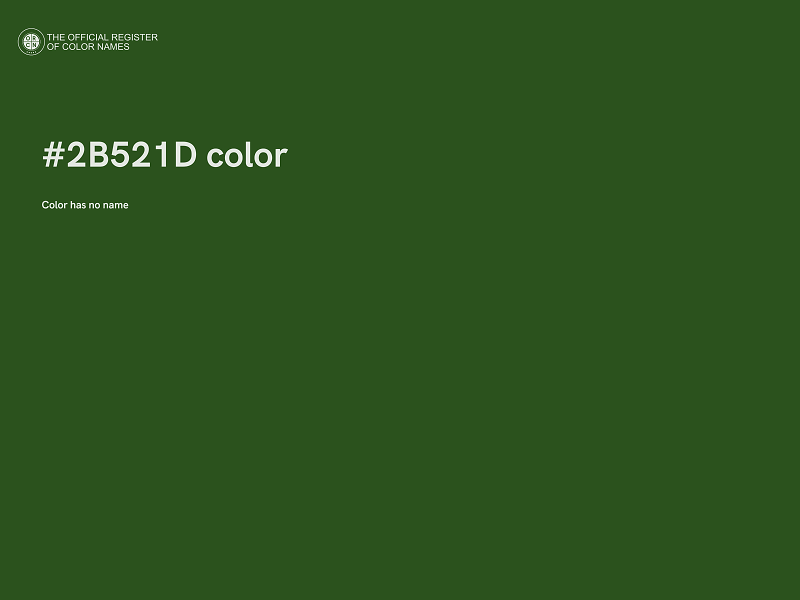 #2B521D color image