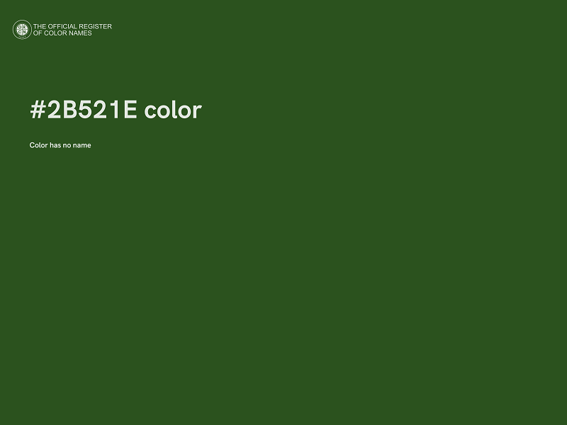 #2B521E color image