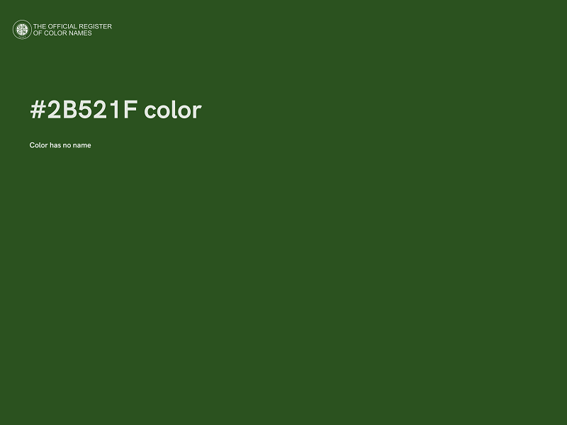 #2B521F color image