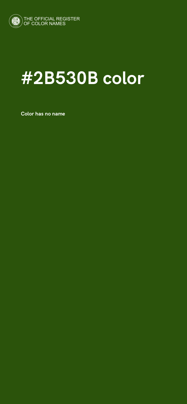 #2B530B color image