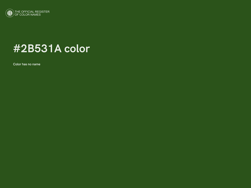 #2B531A color image