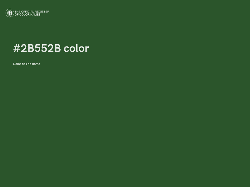 #2B552B color image