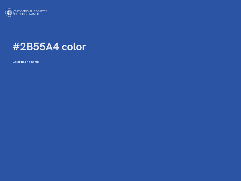 #2B55A4 color image