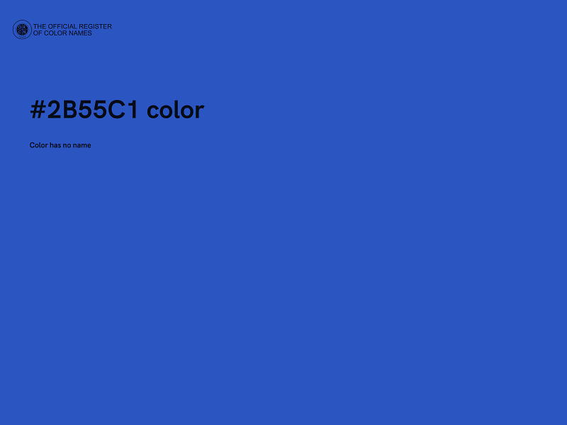 #2B55C1 color image