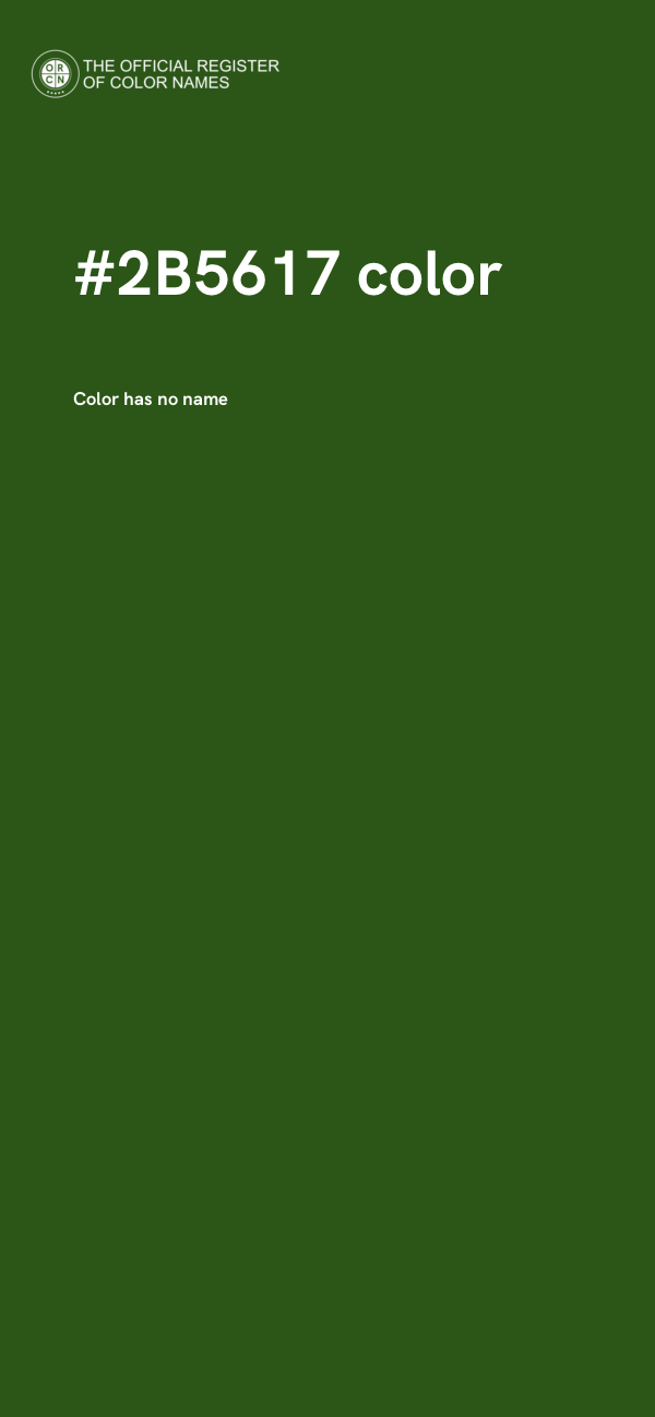 #2B5617 color image