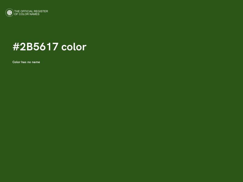 #2B5617 color image