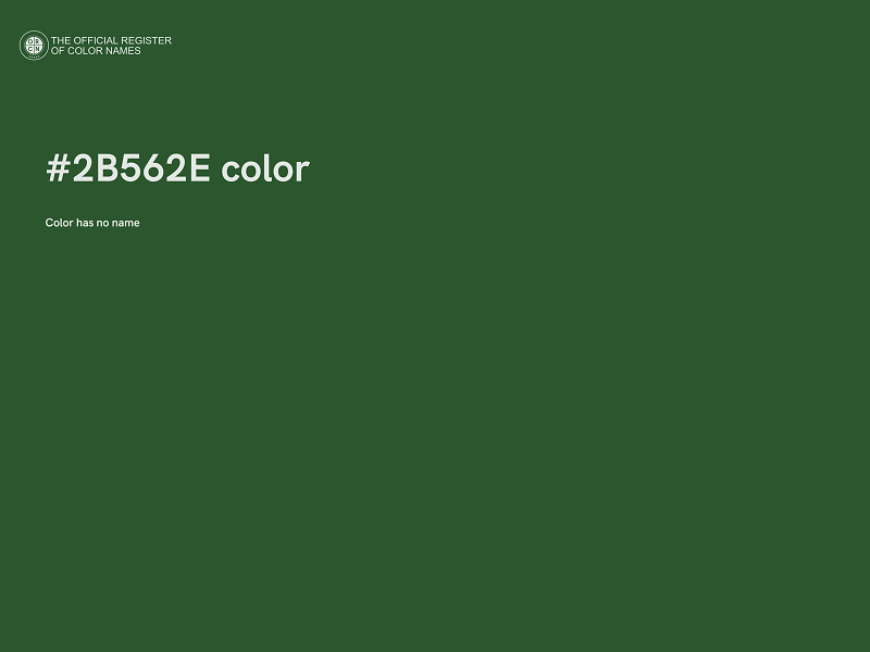 #2B562E color image