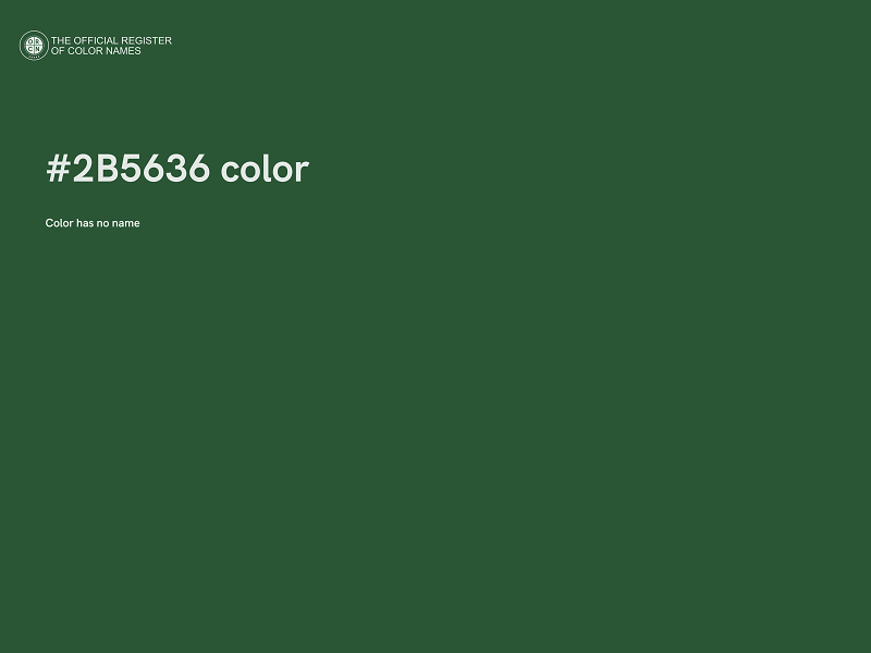 #2B5636 color image