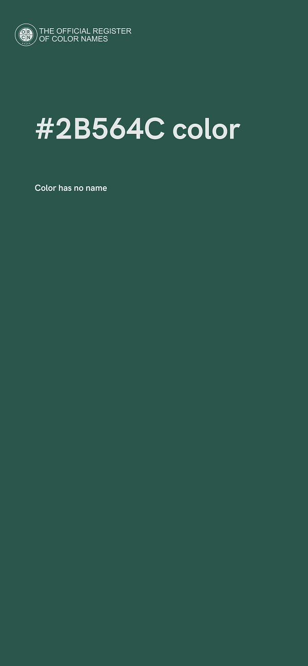 #2B564C color image