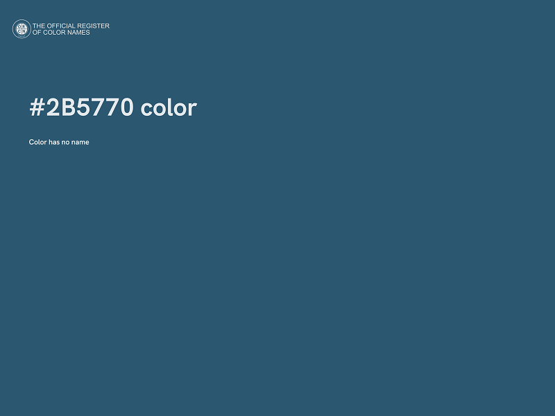 #2B5770 color image