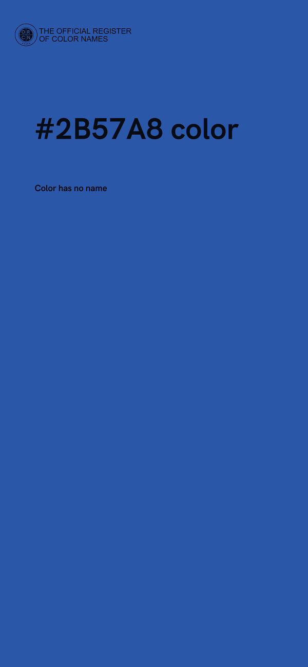 #2B57A8 color image
