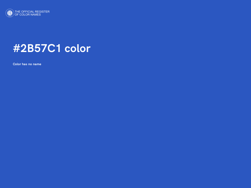 #2B57C1 color image