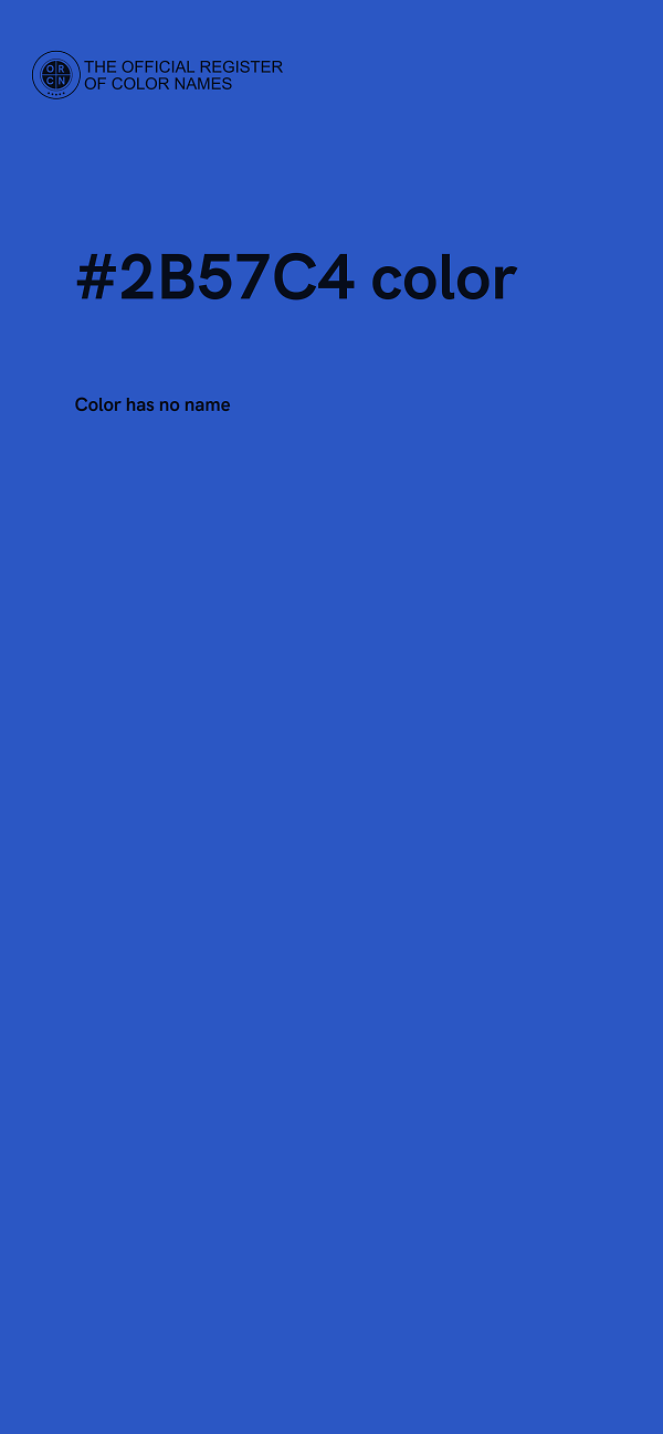 #2B57C4 color image