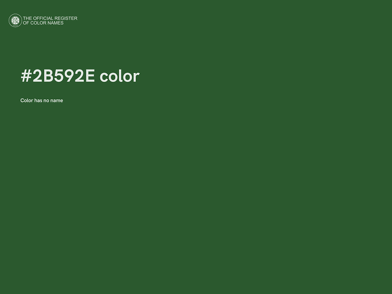 #2B592E color image