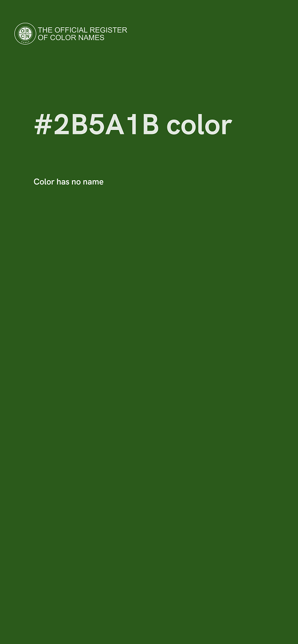 #2B5A1B color image