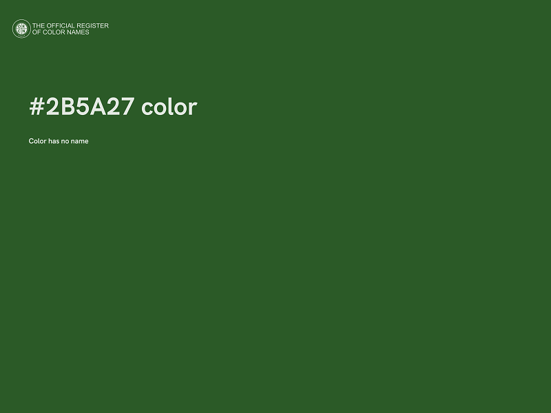 #2B5A27 color image