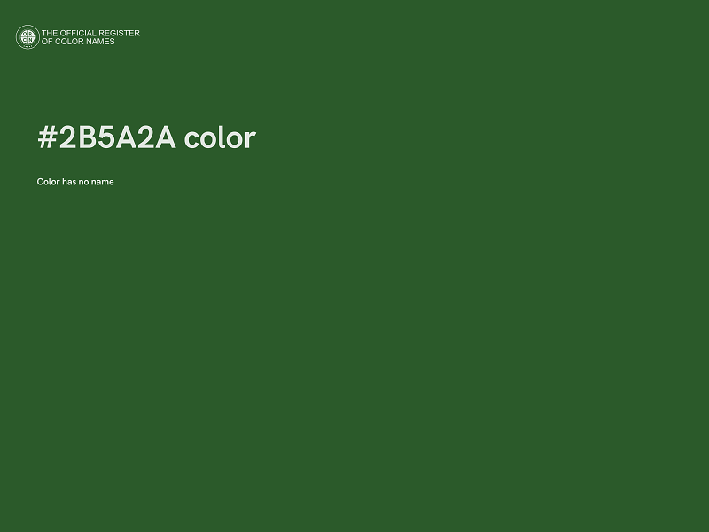 #2B5A2A color image