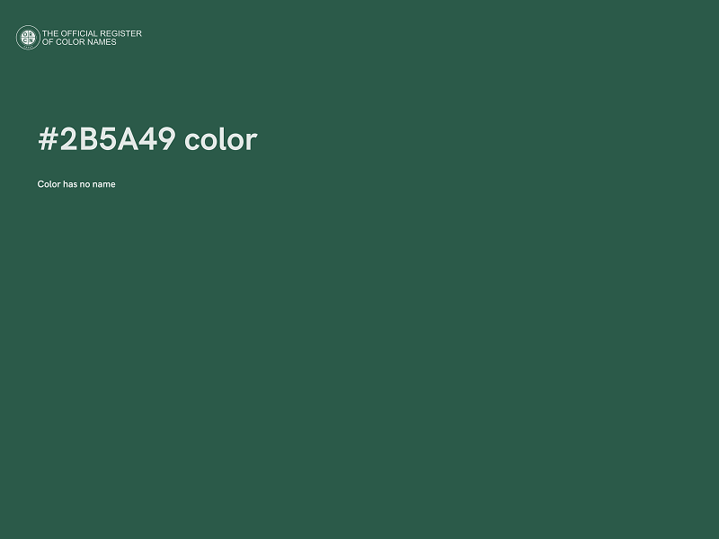 #2B5A49 color image