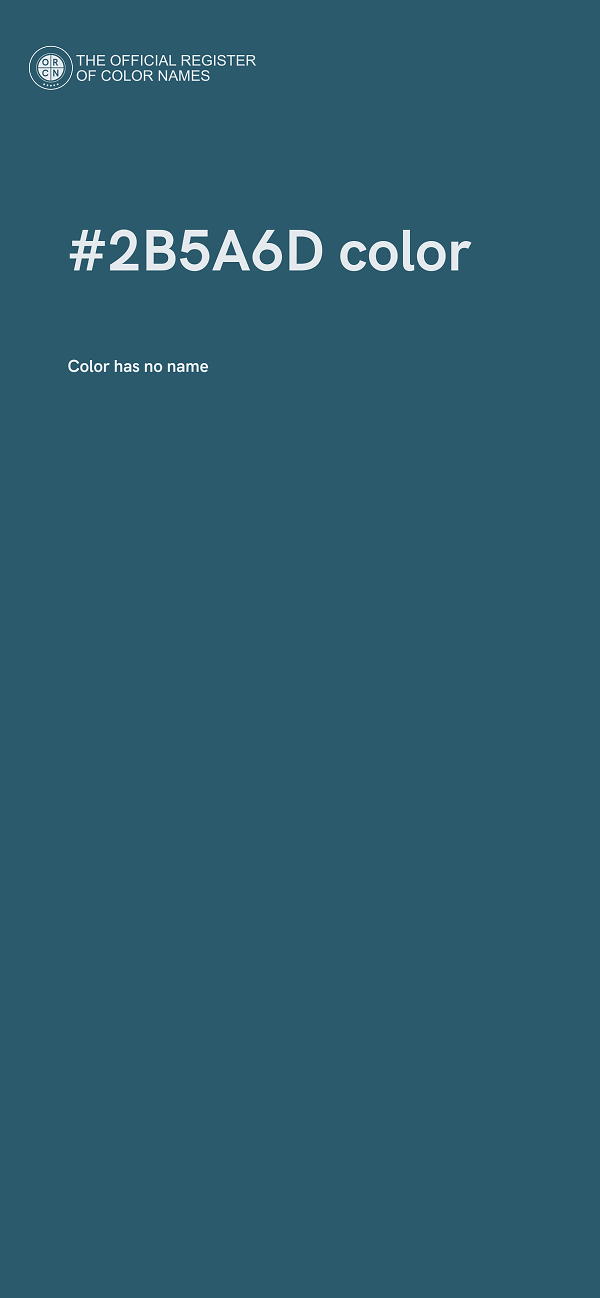 #2B5A6D color image