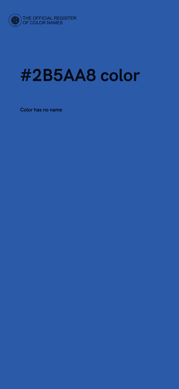 #2B5AA8 color image