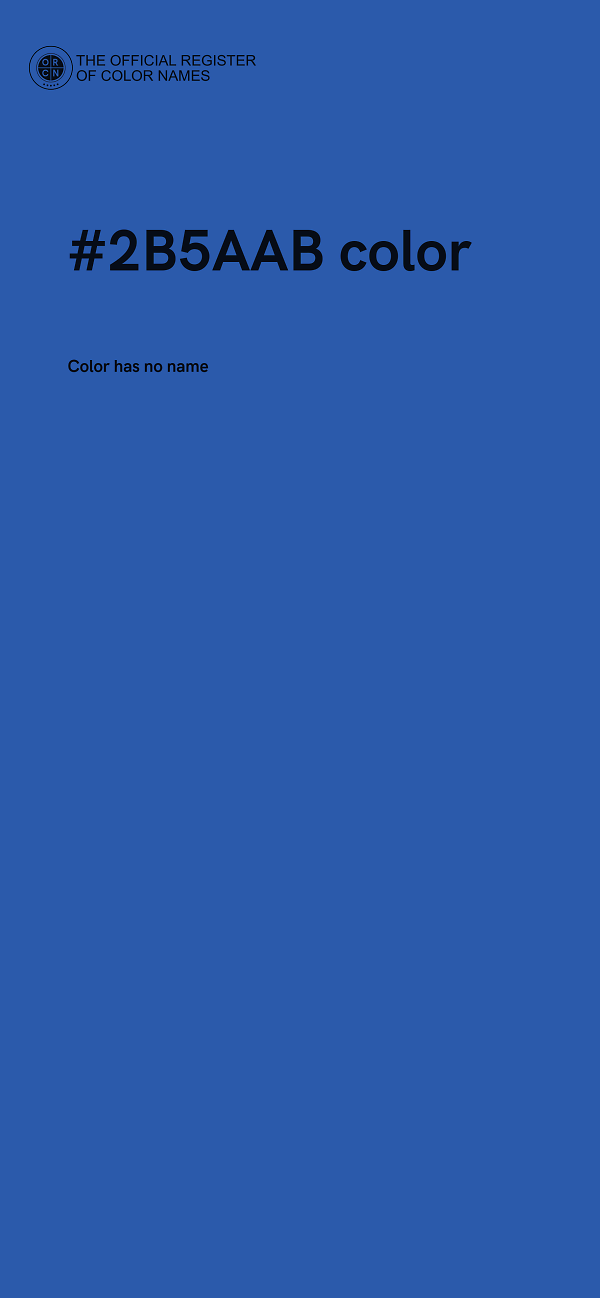 #2B5AAB color image