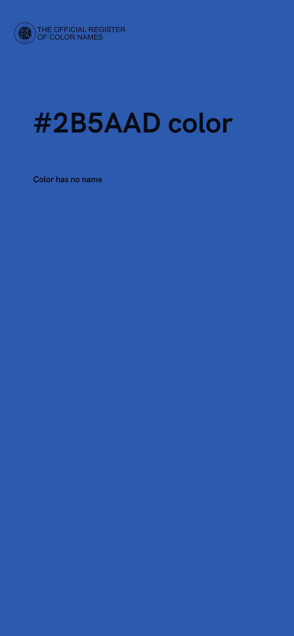 #2B5AAD color image