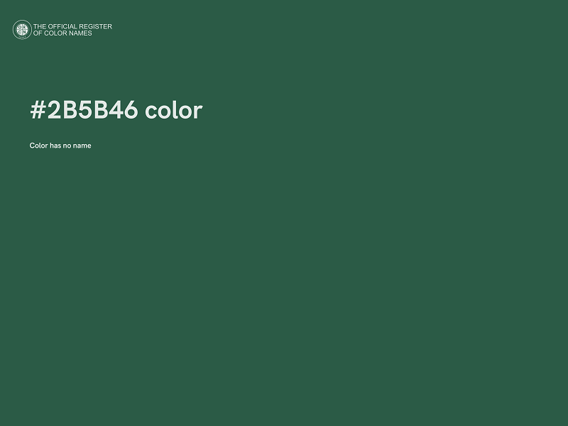 #2B5B46 color image