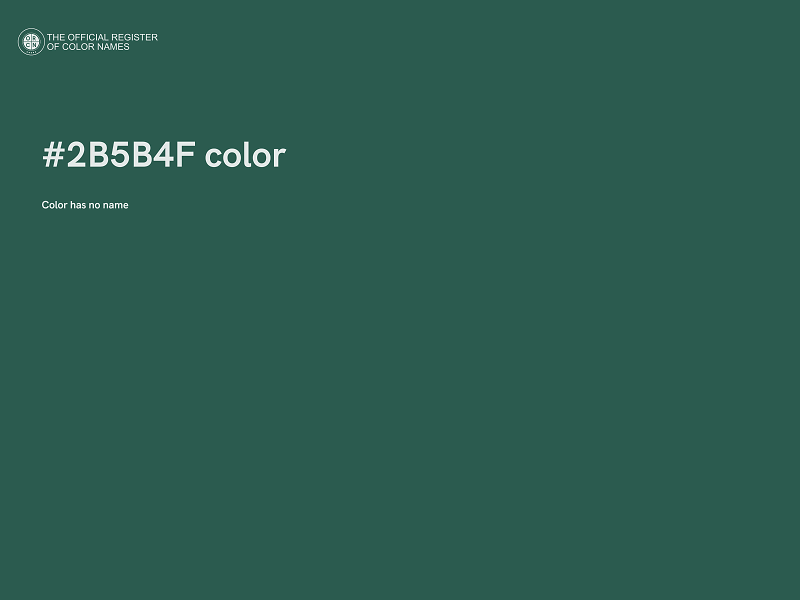 #2B5B4F color image