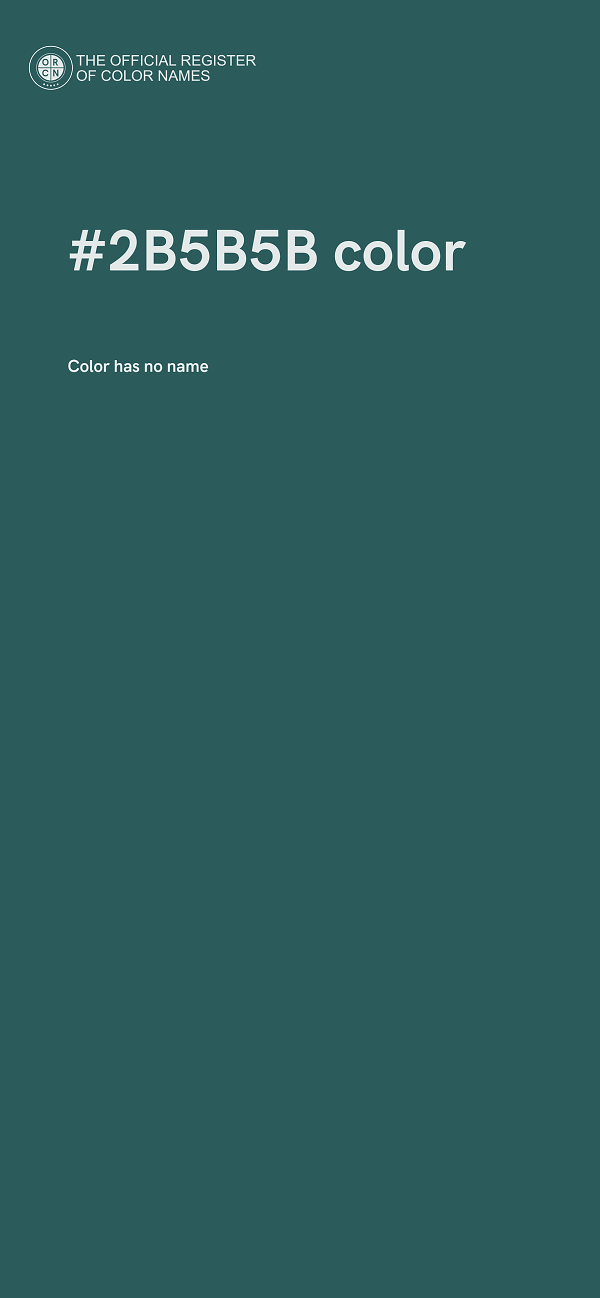 #2B5B5B color image