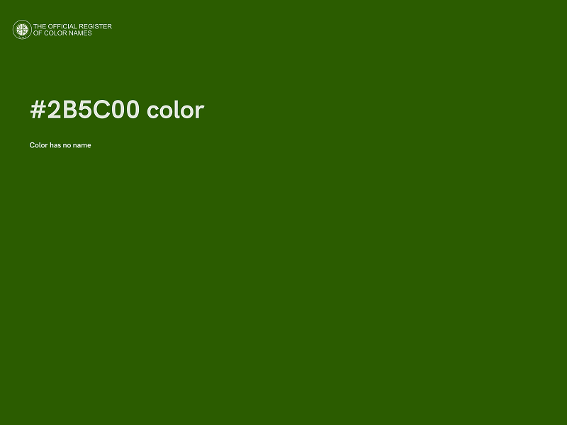 #2B5C00 color image