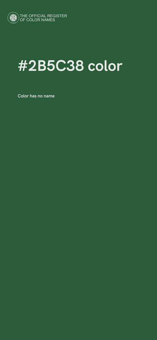 #2B5C38 color image