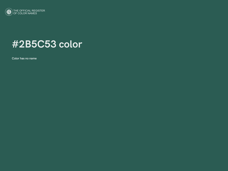 #2B5C53 color image