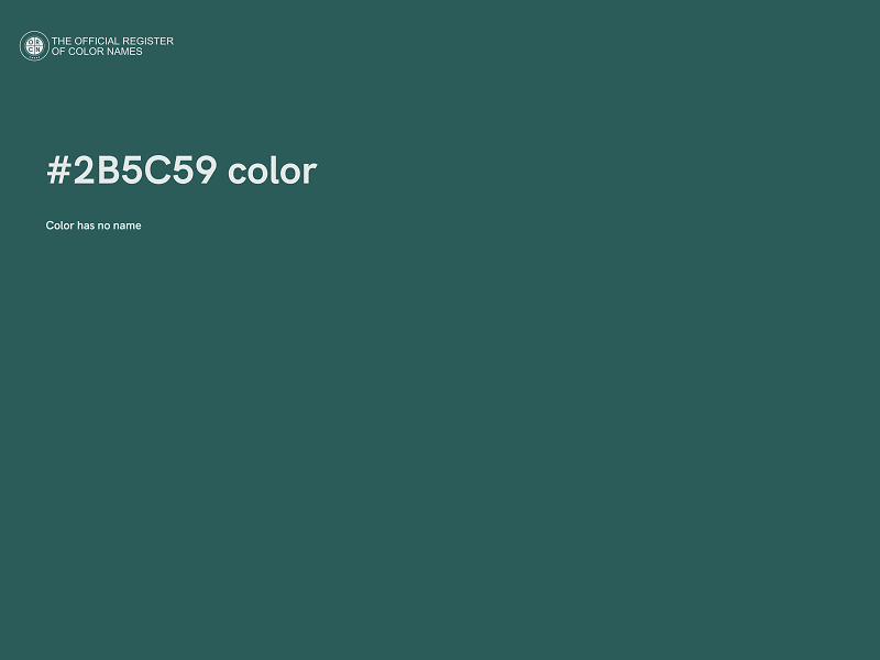 #2B5C59 color image