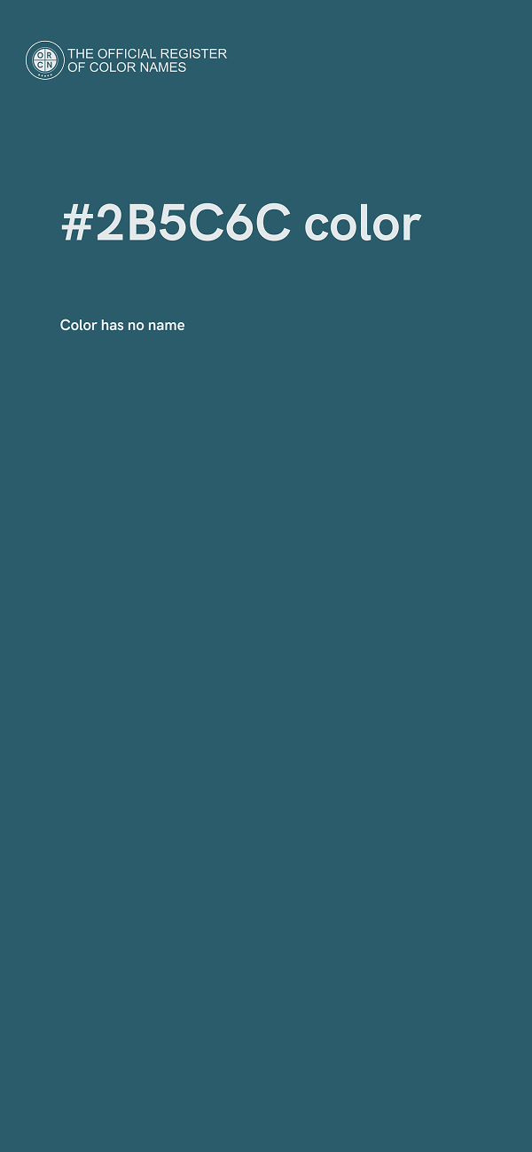 #2B5C6C color image