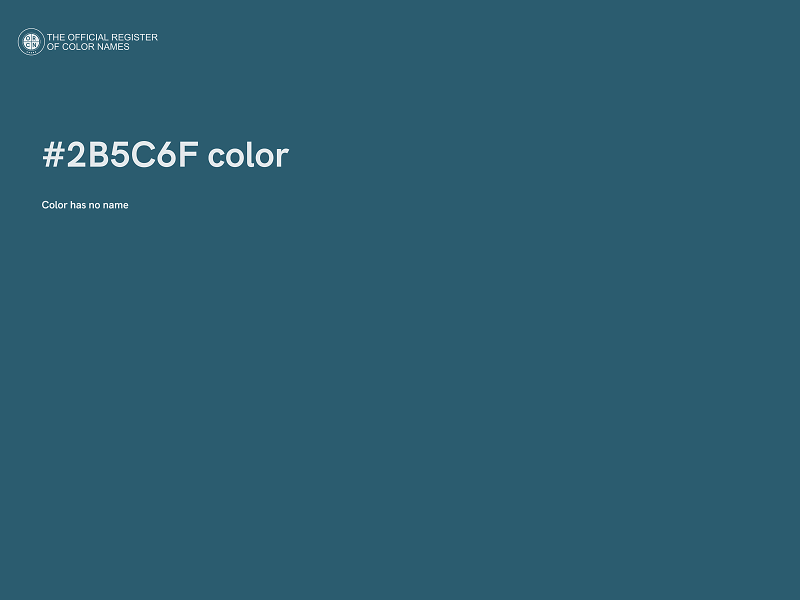 #2B5C6F color image