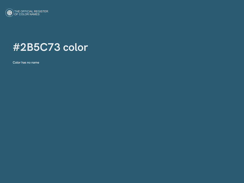 #2B5C73 color image
