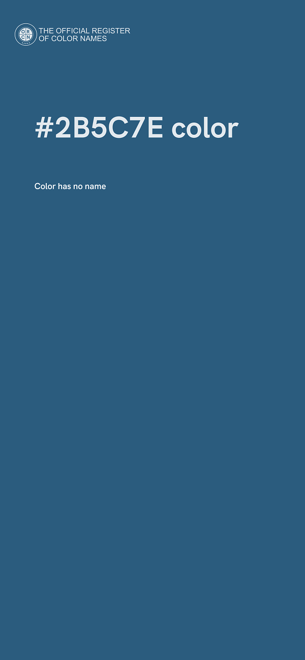 #2B5C7E color image
