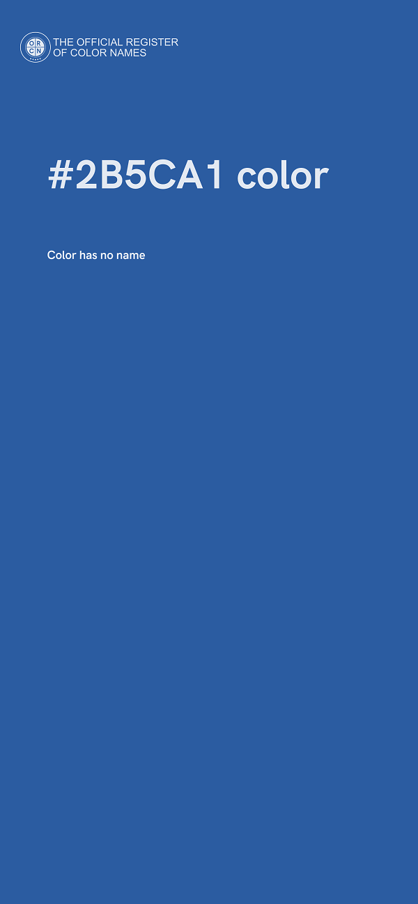 #2B5CA1 color image
