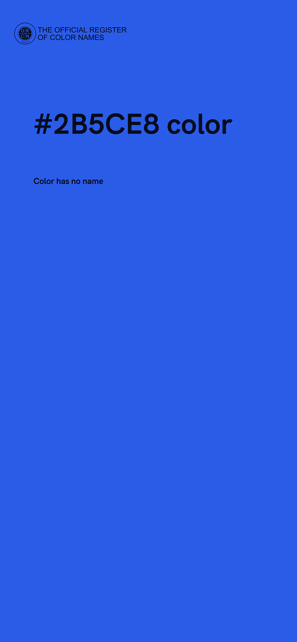#2B5CE8 color image